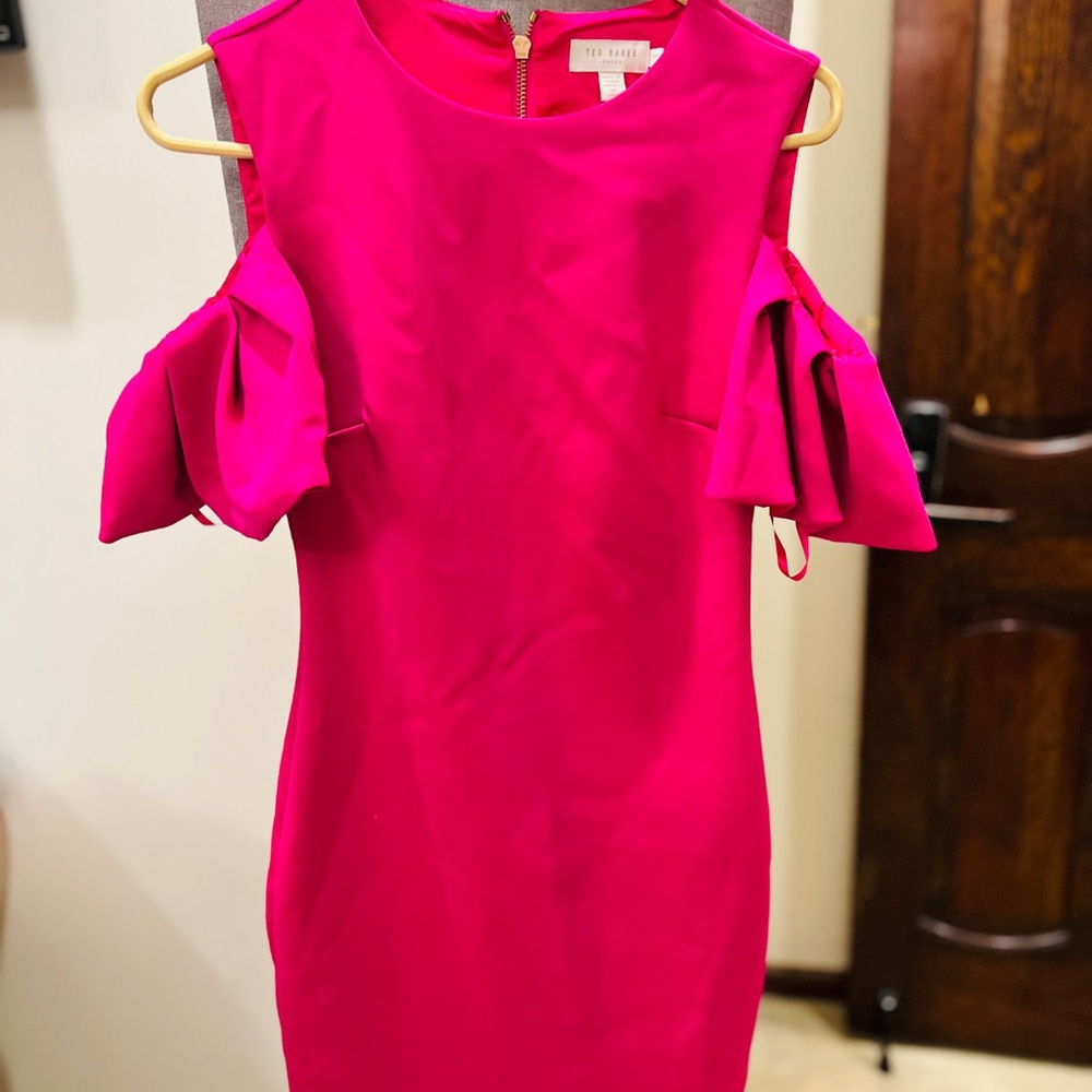 Ted Baker Vibrant Pink Mini Dress